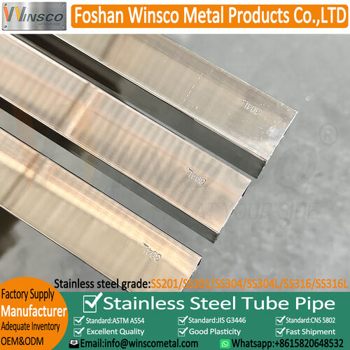 Dernière affaire concernant Decorative Stainless Steel Tubes