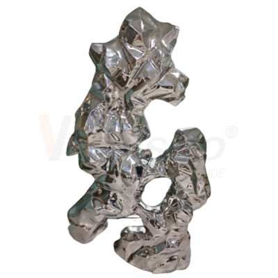 Qualité  8k Stainless Steel Metal Fabrication Water Ripple Finshed Office Decoration Sculpture Metal usine