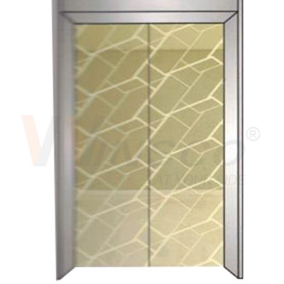 Qualité  Mirror Etched Elevator Stainless Steel Sheet Cold Rolled Titanium Gold usine