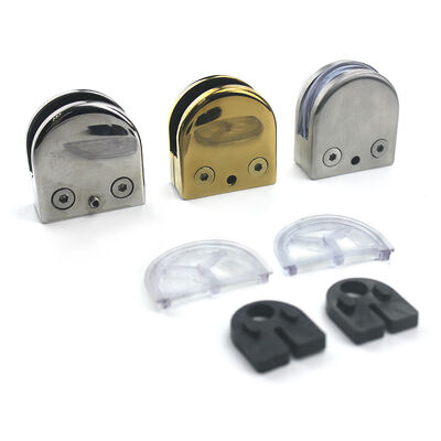 Qualité  Stainless Steel Glass Railing Clamp Bracket - Corrosion Resistant with Multiple Finishes for Frameless Glass Panels usine