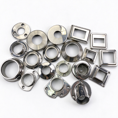 Qualité  201/304/316 Stainless Steel Railing Decorative Cover, Post Base Flange Cover for Handrail Balustrade usine