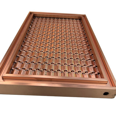 Spécifications adaptées aux besoins du client AISI 201 maille de 304 316 Rose Gold Stainless Steel Grid