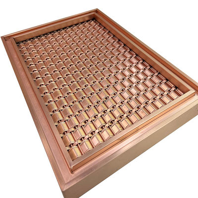 Spécifications adaptées aux besoins du client AISI 201 maille de 304 316 Rose Gold Stainless Steel Grid