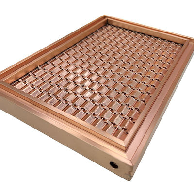 Spécifications adaptées aux besoins du client AISI 201 maille de 304 316 Rose Gold Stainless Steel Grid