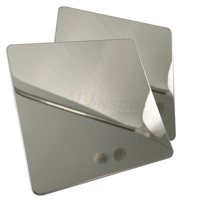le miroir superbe de la feuille 8K d'acier inoxydable de miroir de 6k 12k a fini l'anti doigt