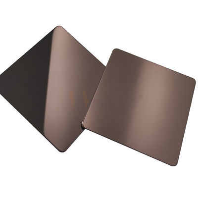 Le miroir a fini Brown pour colorer AISI 201 feuillard de l'acier inoxydable 304 316