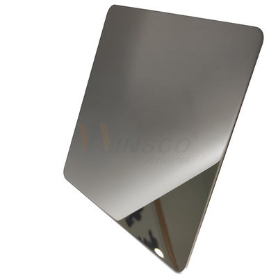 SUS superbe 201 de feuille d'acier inoxydable du miroir 4x8 304 316 Grey Color Cold Rolled Sheet