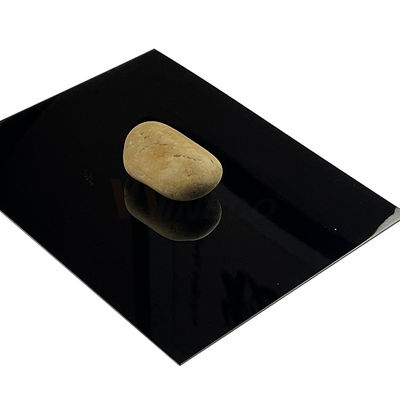 catégorie titanique de la couleur 304 de miroir de 1500mm d'acier inoxydable du noir superbe PVD de feuille