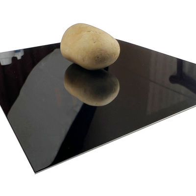 catégorie titanique de la couleur 304 de miroir de 1500mm d'acier inoxydable du noir superbe PVD de feuille