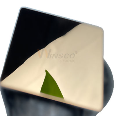 Feuille superbe durable d'acier inoxydable de miroir de solides solubles 316 laminée à froid avec Rose Gold Coating