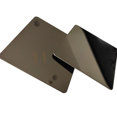 Couleur superbe en bronze solides solubles 201 de la feuille PVD d'acier inoxydable de miroir 304 316