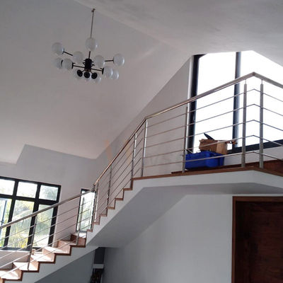 Décoration d'intérieur 201 escalier de l'acier inoxydable 304 316 clôturant des escaliers d'Inox