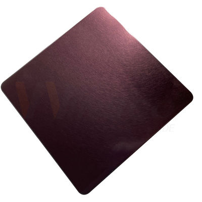 la feuille décorative de l'acier inoxydable 4x10 a laminé à froid Rose Gold Vibration