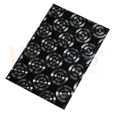 AISI 201 CD 304 316 polissant la feuille ornementale titanique noire d'acier inoxydable du laser 3D
