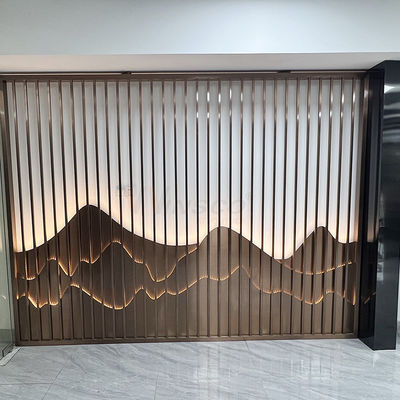 Écran d'acier inoxydable Art Partition Wall Inox Divider du pavillion 0.4-20mm