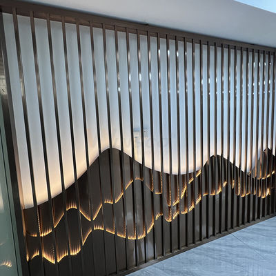 Écran d'acier inoxydable Art Partition Wall Inox Divider du pavillion 0.4-20mm