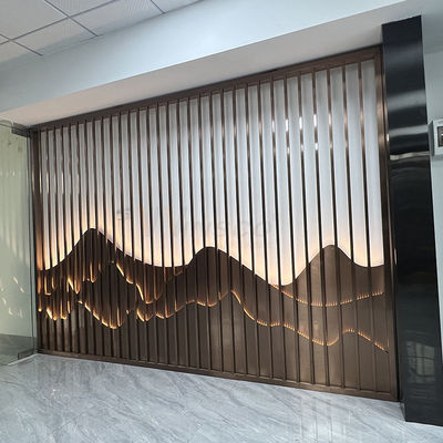 Écran d'acier inoxydable Art Partition Wall Inox Divider du pavillion 0.4-20mm
