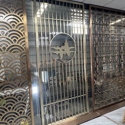 Diviseur fait sur commande de mur en métal d'acier inoxydable de séparation architecturale d'écran