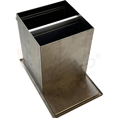 Poubelles extérieures d'intérieur d'acier inoxydable de fabrication en métal