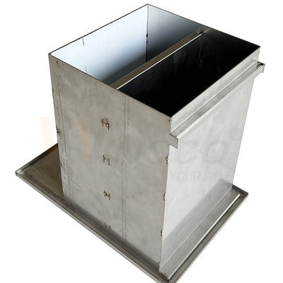 Poubelles extérieures d'intérieur d'acier inoxydable de fabrication en métal