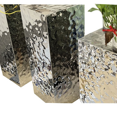 métier décoratif en métal de fabrication de surface d'ondulation de l'eau du miroir 8k