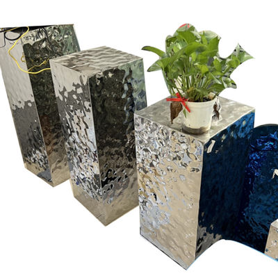 métier décoratif en métal de fabrication de surface d'ondulation de l'eau du miroir 8k