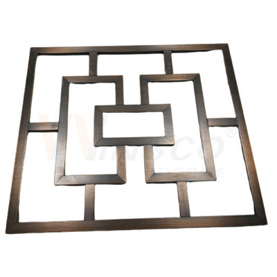 Diviseur de pièce décoratif de panneaux de mur en métal de fabrication en métal d'acier inoxydable 201 catégorie 304 316