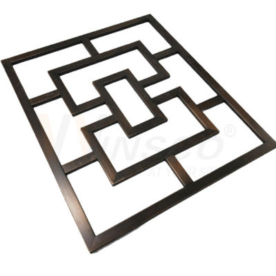 Diviseur de pièce décoratif de panneaux de mur en métal de fabrication en métal d'acier inoxydable 201 catégorie 304 316