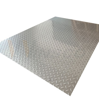 20mm-1250mm ont gravé le grain en refief extérieur de riz de la feuille 2b d'acier inoxydable forment l'anti plat de glissement