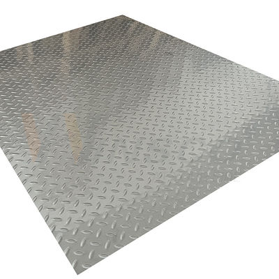 20mm-1250mm ont gravé le grain en refief extérieur de riz de la feuille 2b d'acier inoxydable forment l'anti plat de glissement