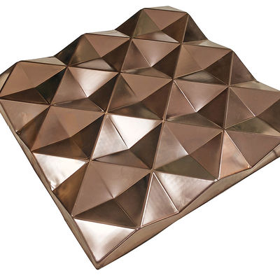 4x8 a gravé la feuille en refief AISI 201 d'acier inoxydable 304 316 Rose Gold Brushed Ornamental