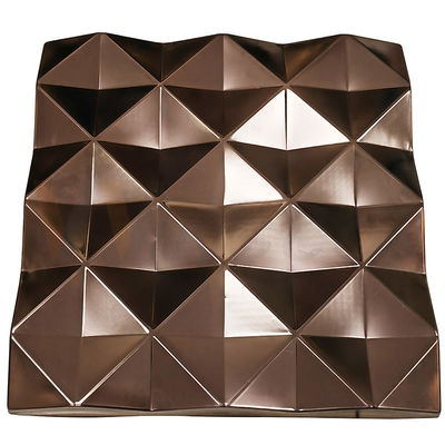 4x8 a gravé la feuille en refief AISI 201 d'acier inoxydable 304 316 Rose Gold Brushed Ornamental