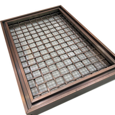 La place de couleur de PVD forment le fil Mesh Panels For Space Divider d'acier inoxydable de 316 grilles