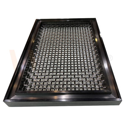 Grillage décoratif solides solubles 201 d'acier inoxydable de PVD 304 316 pour la décoration d'escalier