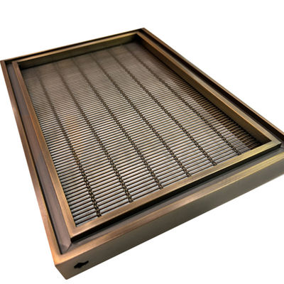 Taille faite sur commande 201 fil décoratif matériel Mesh Screen With Pvd Color de l'acier inoxydable 304 316