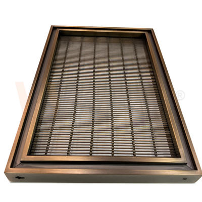 Taille faite sur commande 201 fil décoratif matériel Mesh Screen With Pvd Color de l'acier inoxydable 304 316
