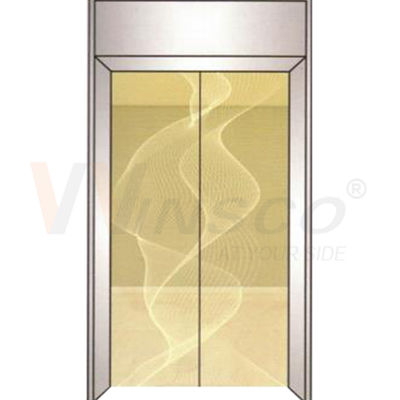 l'or de miroir de feuille d'acier inoxydable d'ascenseur de 0.8mm a gravé à l'eau-forte 4x8ft