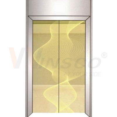 l'or de miroir de feuille d'acier inoxydable d'ascenseur de 0.8mm a gravé à l'eau-forte 4x8ft