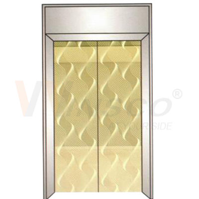 l'or de miroir de feuille d'acier inoxydable d'ascenseur de 0.8mm a gravé à l'eau-forte 4x8ft