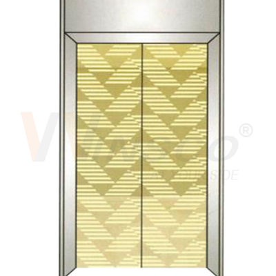 l'or de miroir de feuille d'acier inoxydable d'ascenseur de 0.8mm a gravé à l'eau-forte 4x8ft