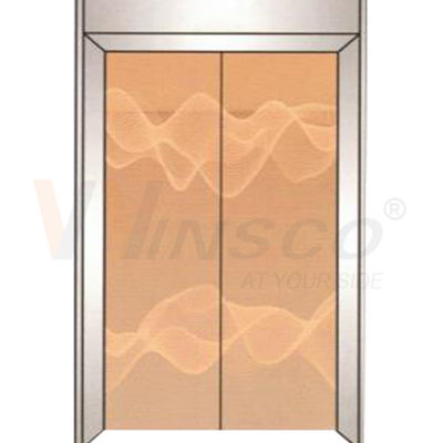 la feuille d'acier inoxydable d'or de miroir de 1219mmx2438mm gravée à l'eau-forte a fini Rose Gold