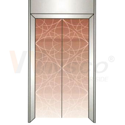 l'antiquité PVD en bronze de miroir de tôle de l'acier inoxydable 304 de 3048mm a enduit gravure à l'eau-forte pour l'ascenseur
