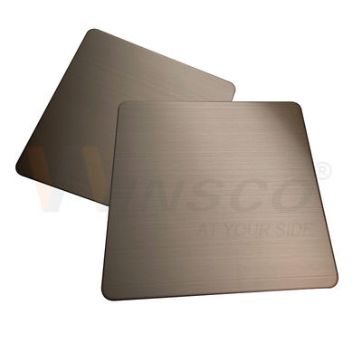 Acier inoxydable AISI 201 d'anti délié en bronze de corrosion feuille 304 316