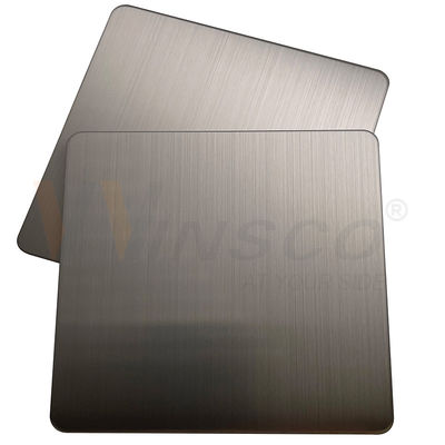 Feuille solides solubles décoratifs superbes 201 d'acier inoxydable de 316 déliés 304 avec Grey Color