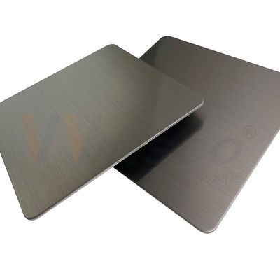 Feuille solides solubles décoratifs superbes 201 d'acier inoxydable de 316 déliés 304 avec Grey Color
