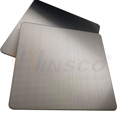 Feuille solides solubles décoratifs superbes 201 d'acier inoxydable de 316 déliés 304 avec Grey Color