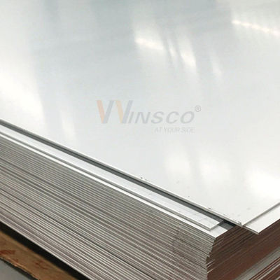 WinscoMetal 304 304L Grade 1500mmx300mm Plaque de surface de broyeur en acier inoxydable 2B feuille 0,7 mm d'épaisseur