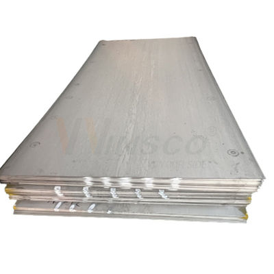 plaque d'acier inoxydable laminée à chaud épaisse de 10mm solides solubles 304 pour l'industrie du bâtiment