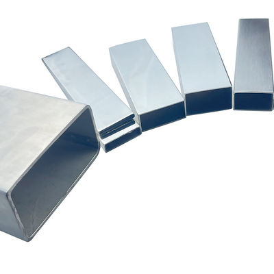 Tube rectangulaire décoratif creux en acier inoxydable