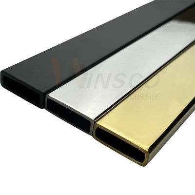 Vacarme 304 tube de 316 de Pvd de la couleur 8k 18k de miroir d'acier inoxydable de salle de bains de serviette de support de tuyau de douche montages de clôtures